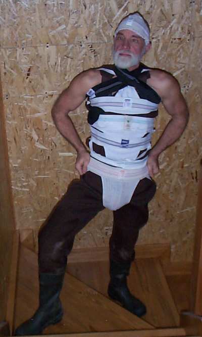 Jockstrap Clad Tower Climber