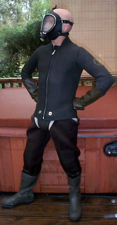 Wetsuit Shirt, Waders, Jocks and BugEyed Mask