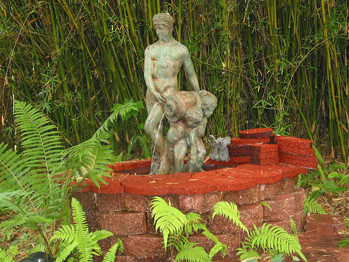 The Bronze Trio and their Red Rubber Surround