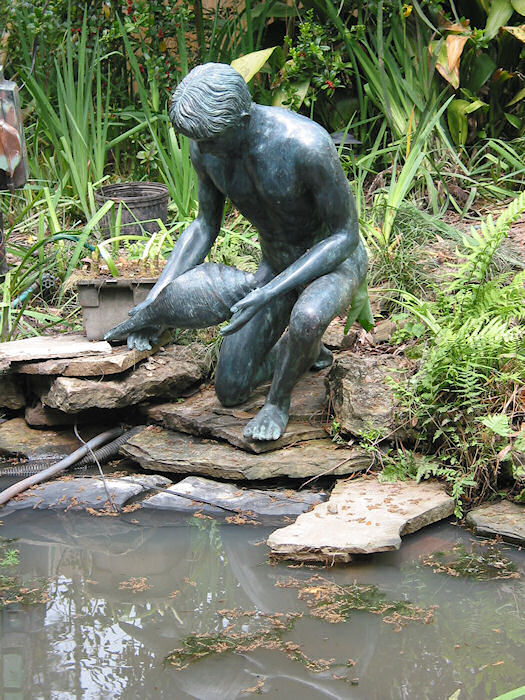 Adrian in the Streambed