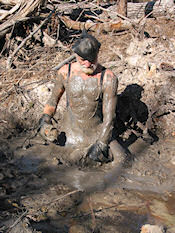 Serious mud pleasuring