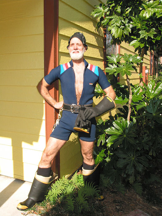 Earth Skier faces the morning sun.