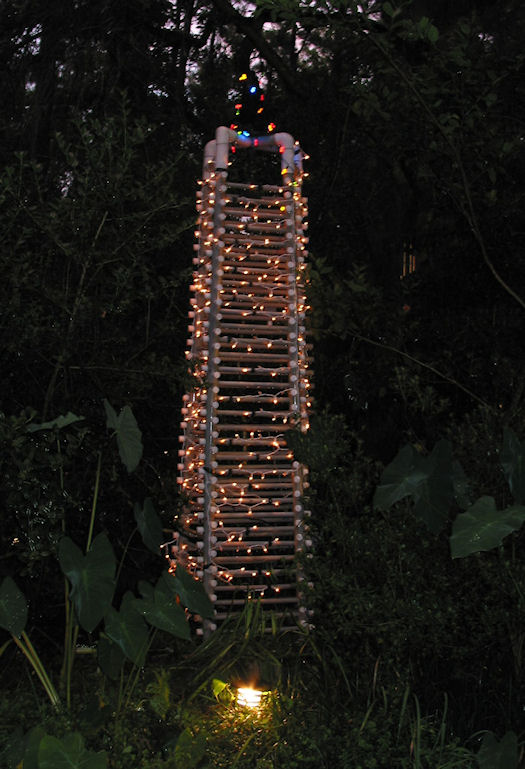 Illuminated Leather Oaks Memorial Bell Tower