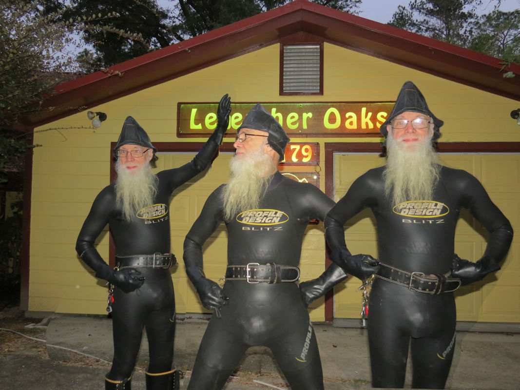 Three Rubbermen at Leather Oaks