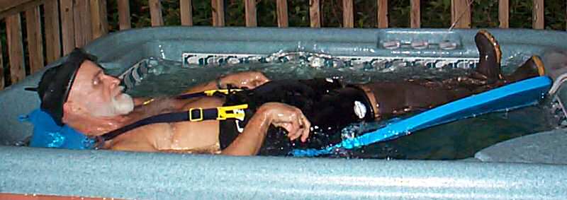 Hockey Jock Hot Tub Soak