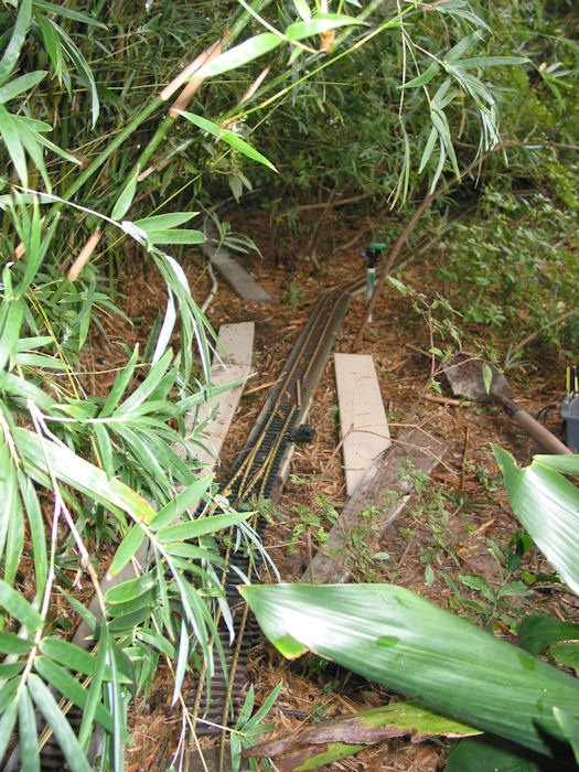Work site viewed from North