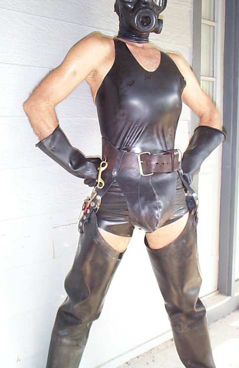 Gas Mask, Tanksuit & Naked Waders